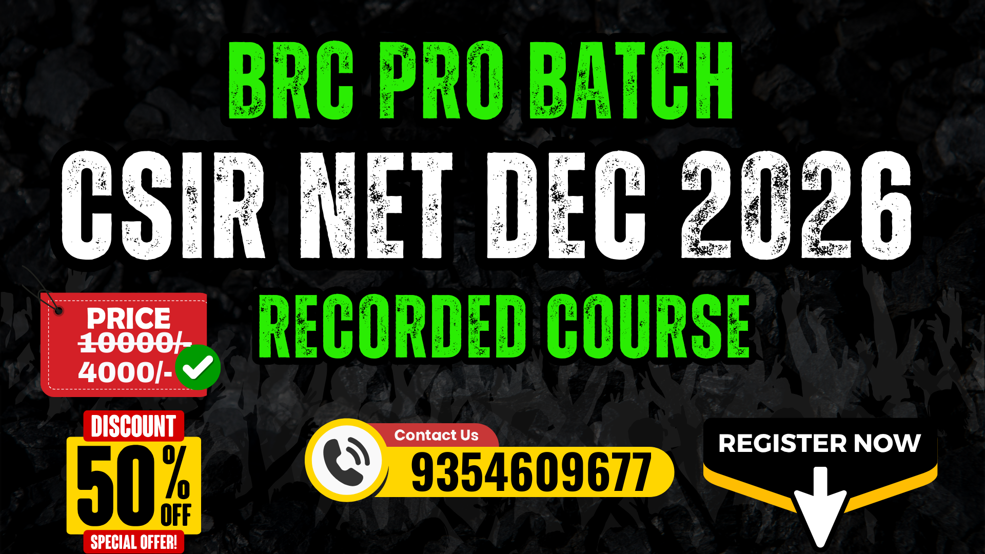 CSIR NET DEC 2026 PRO RECORDED COURSE BRC BATCH 