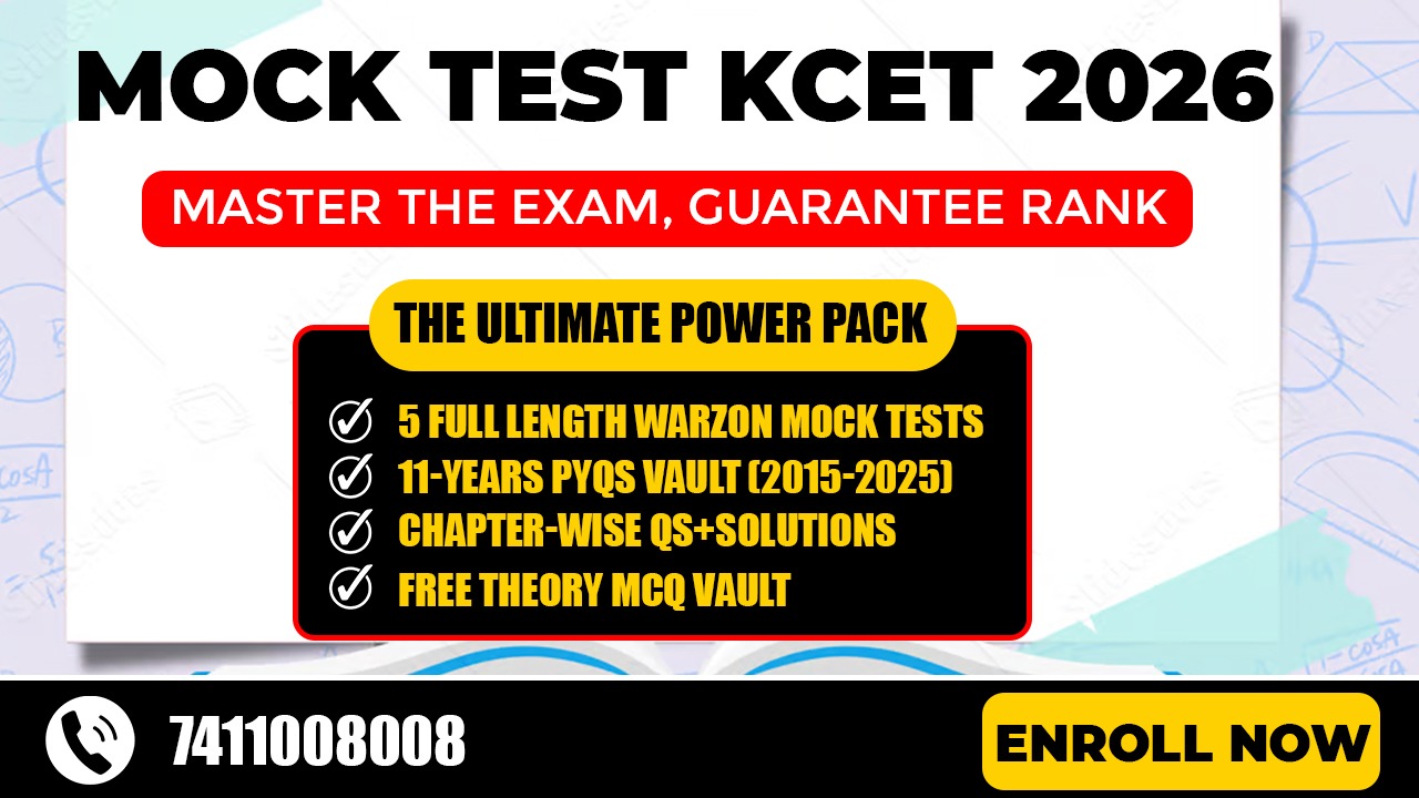 KCET MOCK TEST 2026