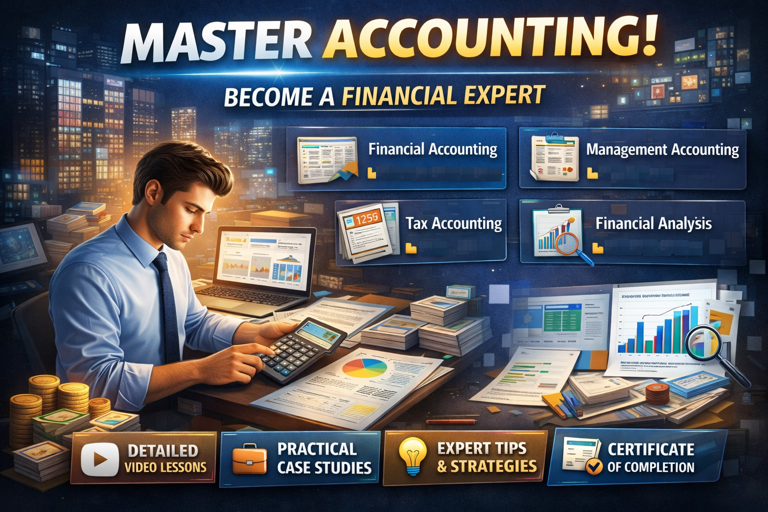 Professional Accounting Computer Course Modern Accounting Skills सीखें और बनाएं Successful Career!