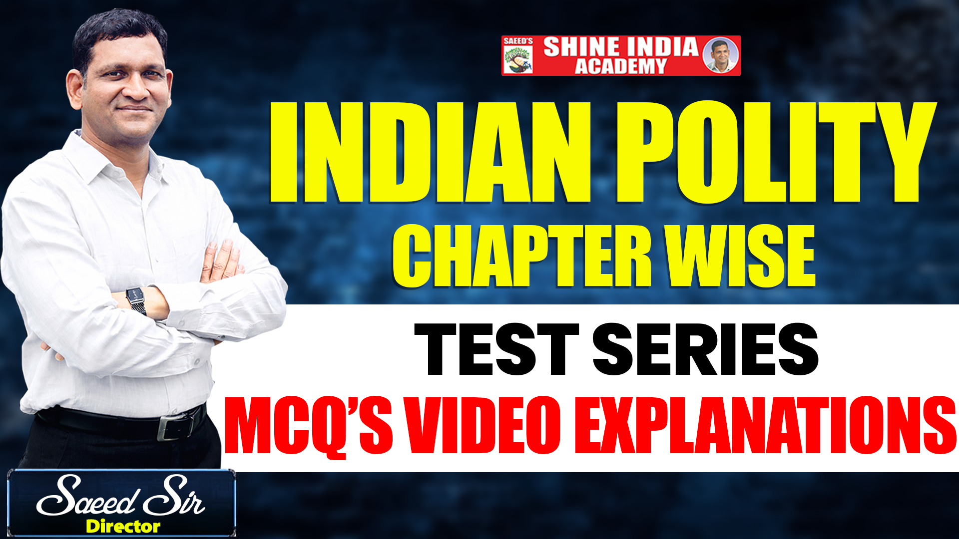 INDIAN POLITY CHAPATERWISE TEST SERIES