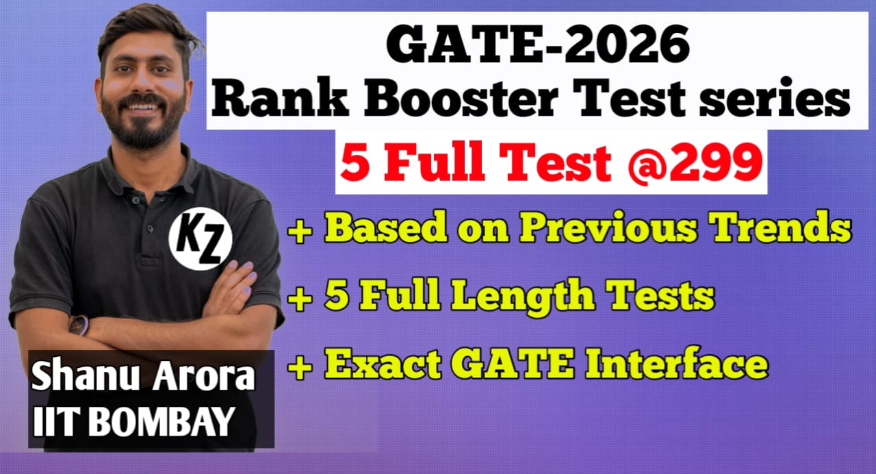 GATE 2026 : 5 Full Test