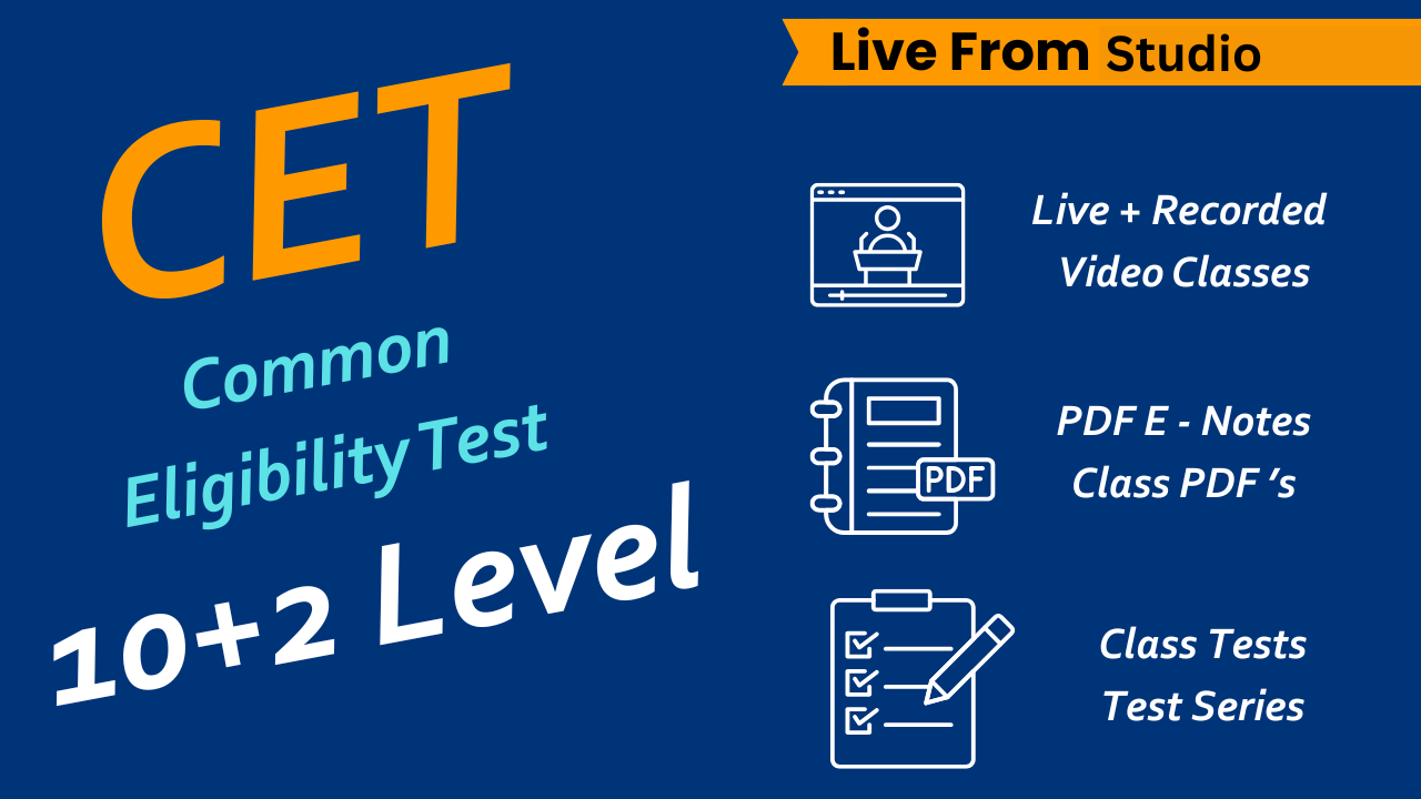 CET (10+2) 2026 Live Batch