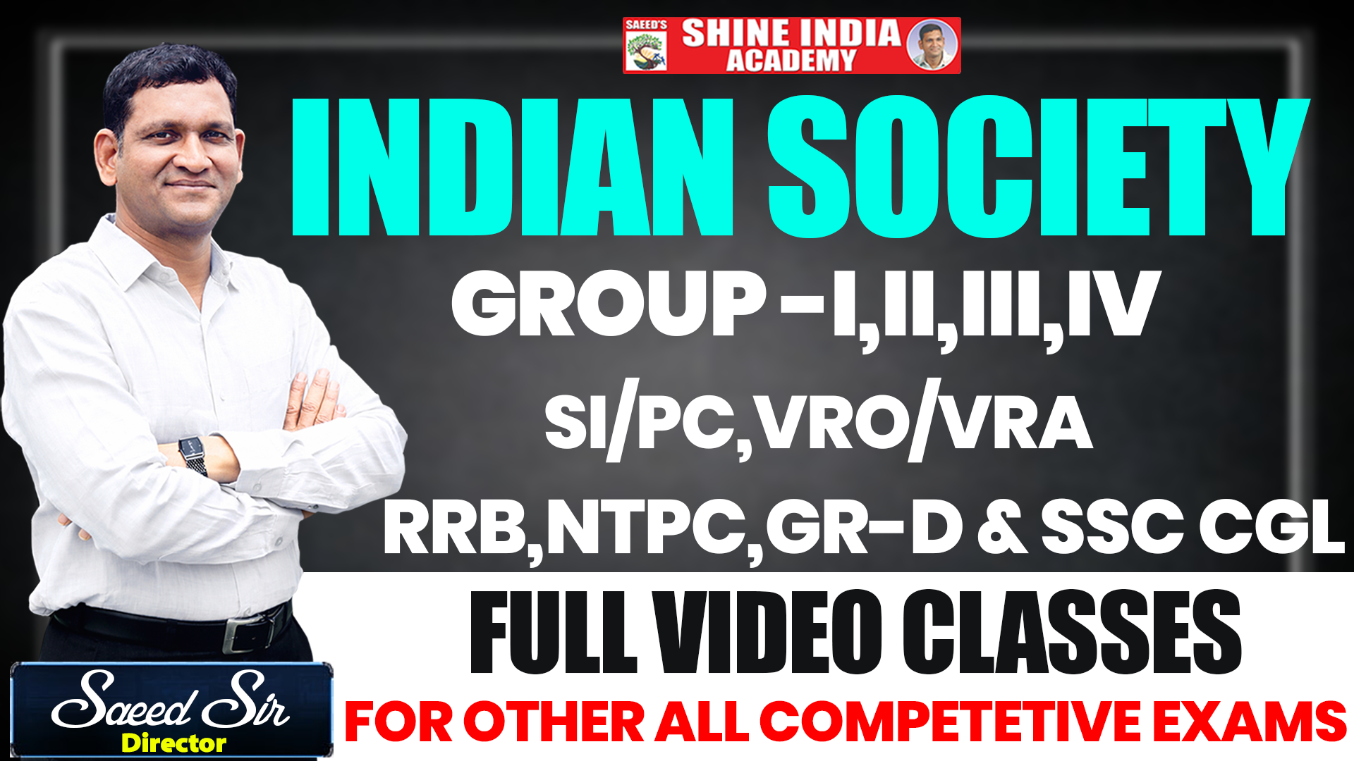 INDIAN SOCIETY 2025(GROUP - I,II,III,IV,AND SI &PC AND ALL COMPITATIVE EXAM