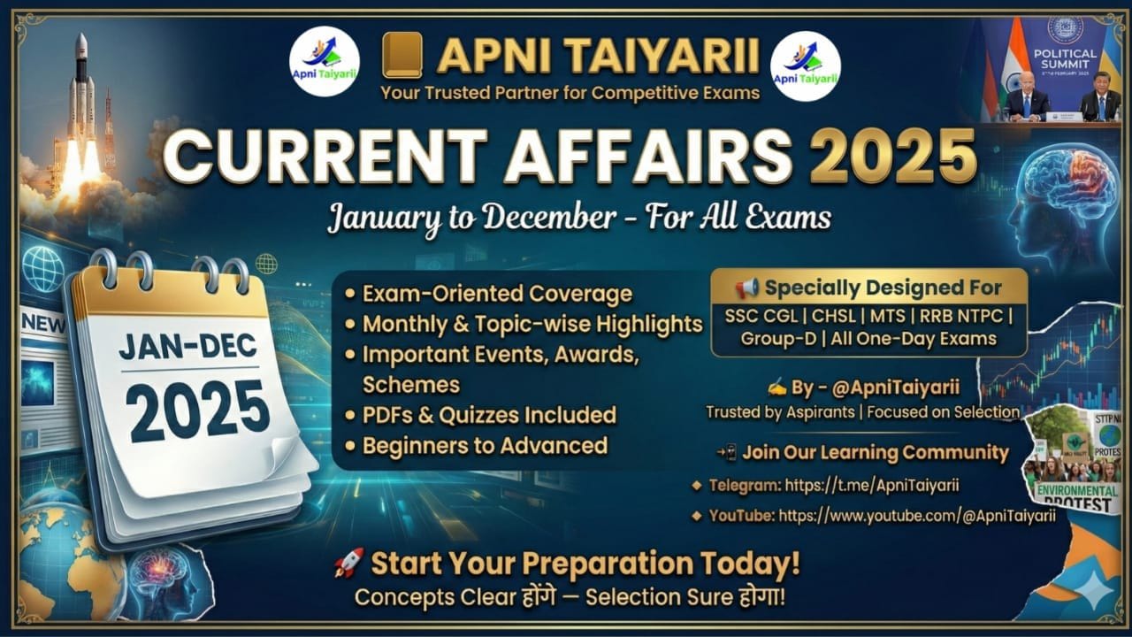 JAN-DEC. 2025 CURRENT AFFAIRS