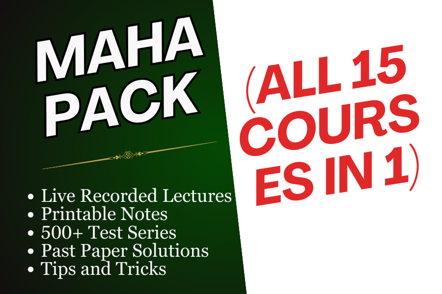 1. MAHA PACK (All 15 Courses in 1)
