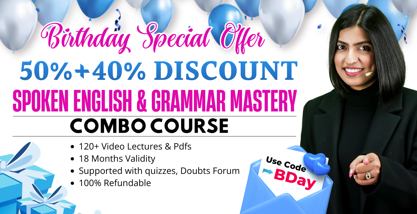 Spoken English & Grammar Mastery (R3-Combo Course)