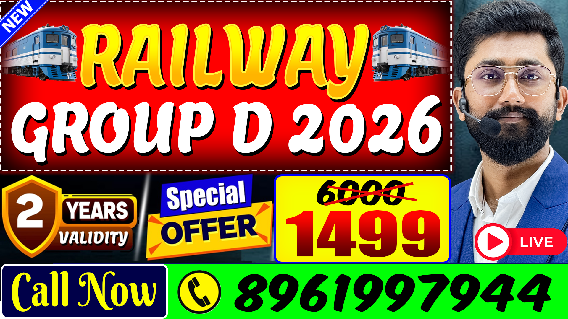 Railway Group-D New Batch 2026 