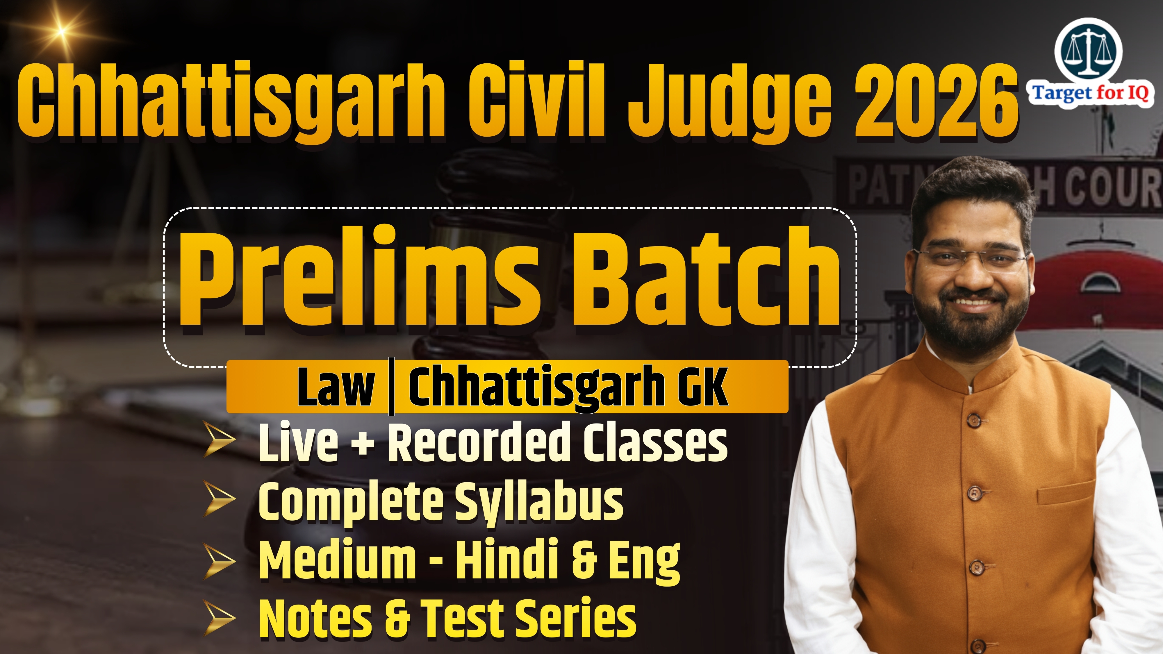 🟢Prelims Batch | Chhattisgarh Civil Judge 2026 