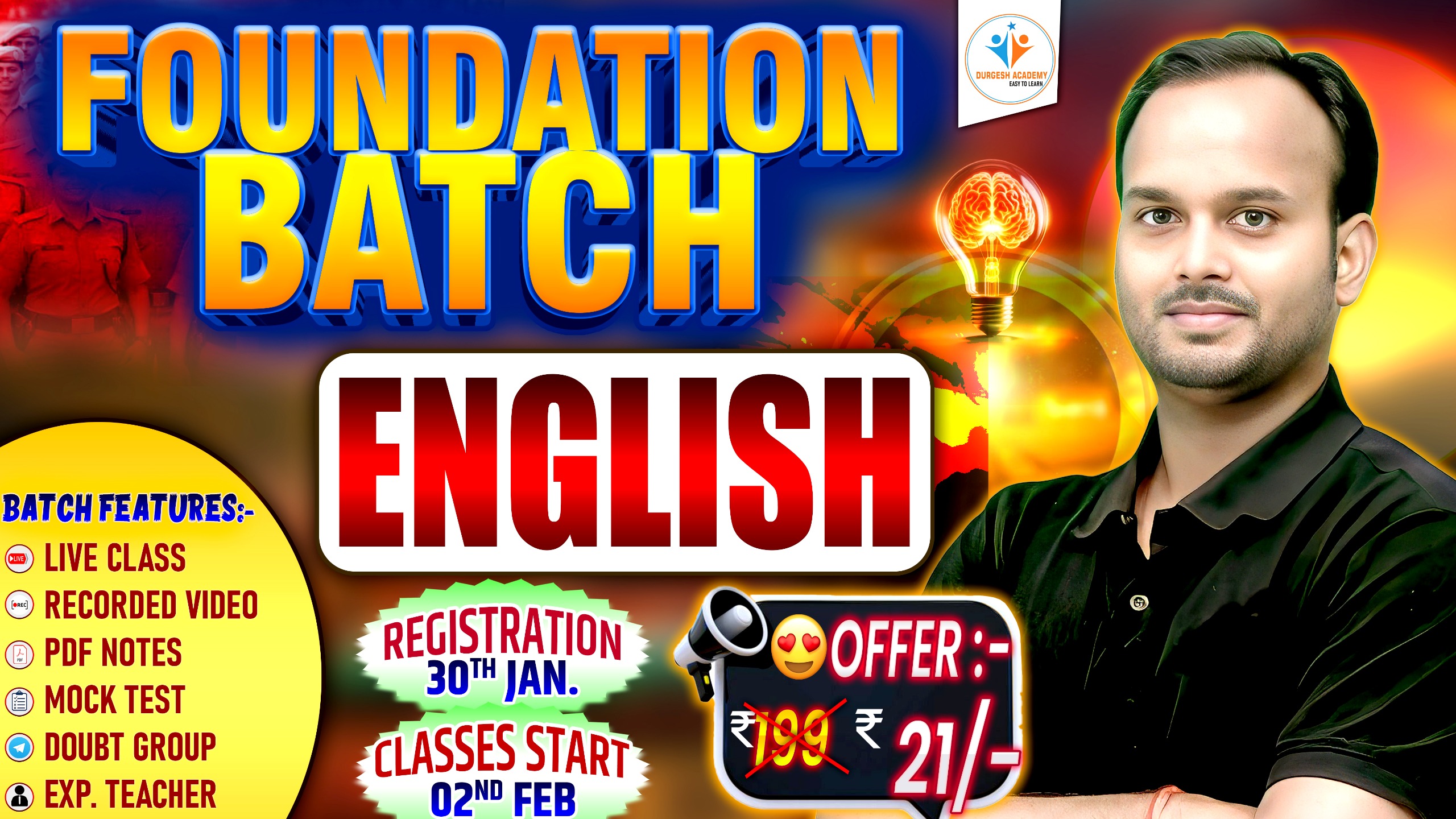 ENGLISH FOUNDATION BATCH