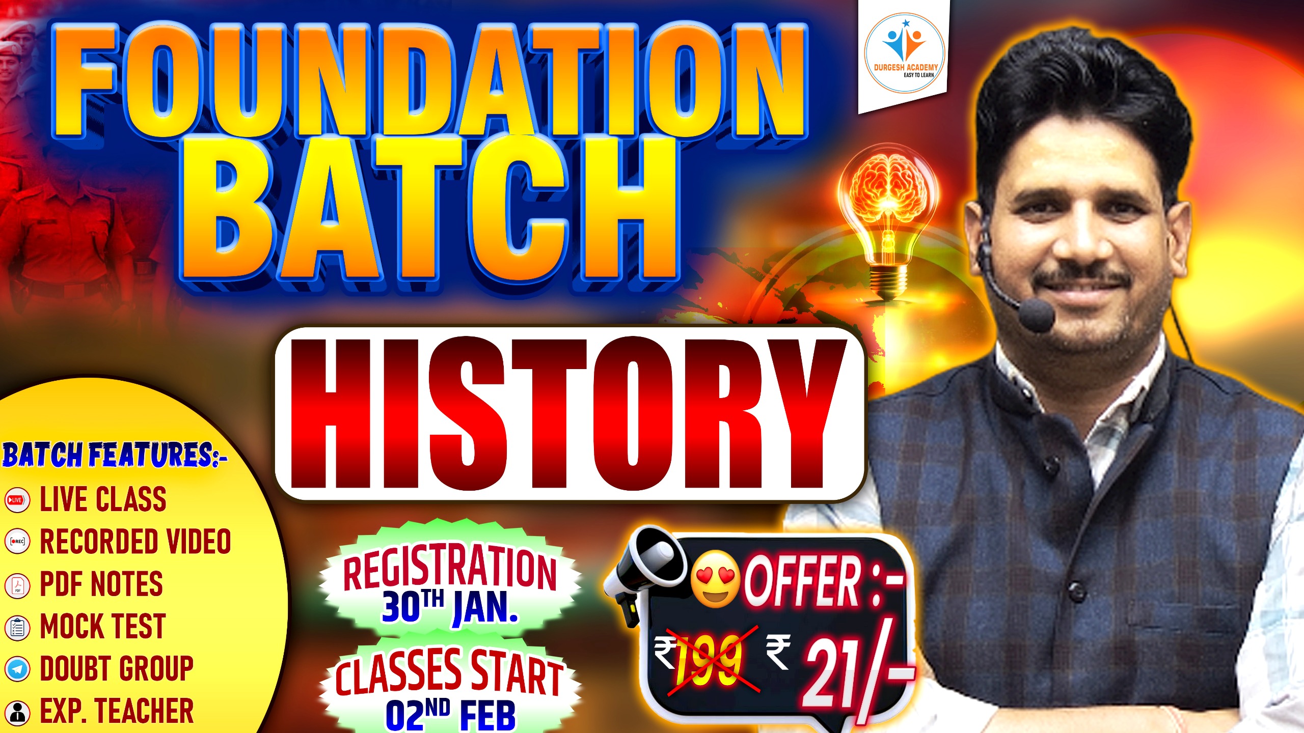 HISTORY FOUNDATION BATCH