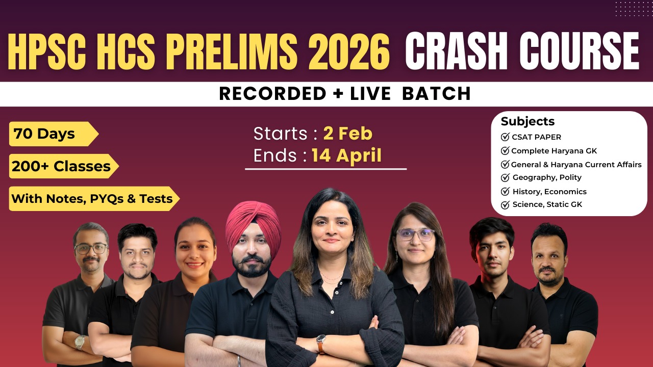 HPSC HSC Prelims 2026 Crash Course
