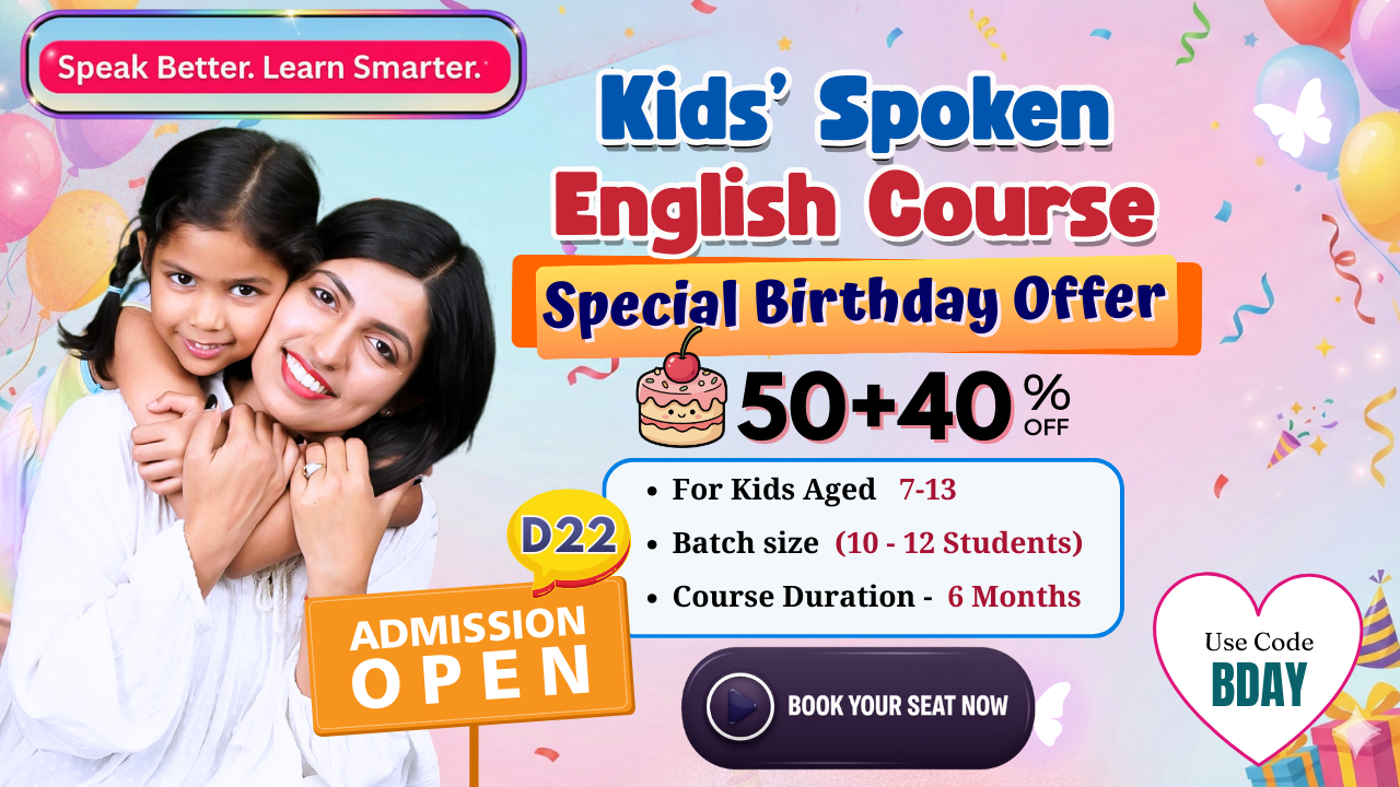 Kids English Mastery ~ (D22: Age 8-12) ~ 6-Month Program