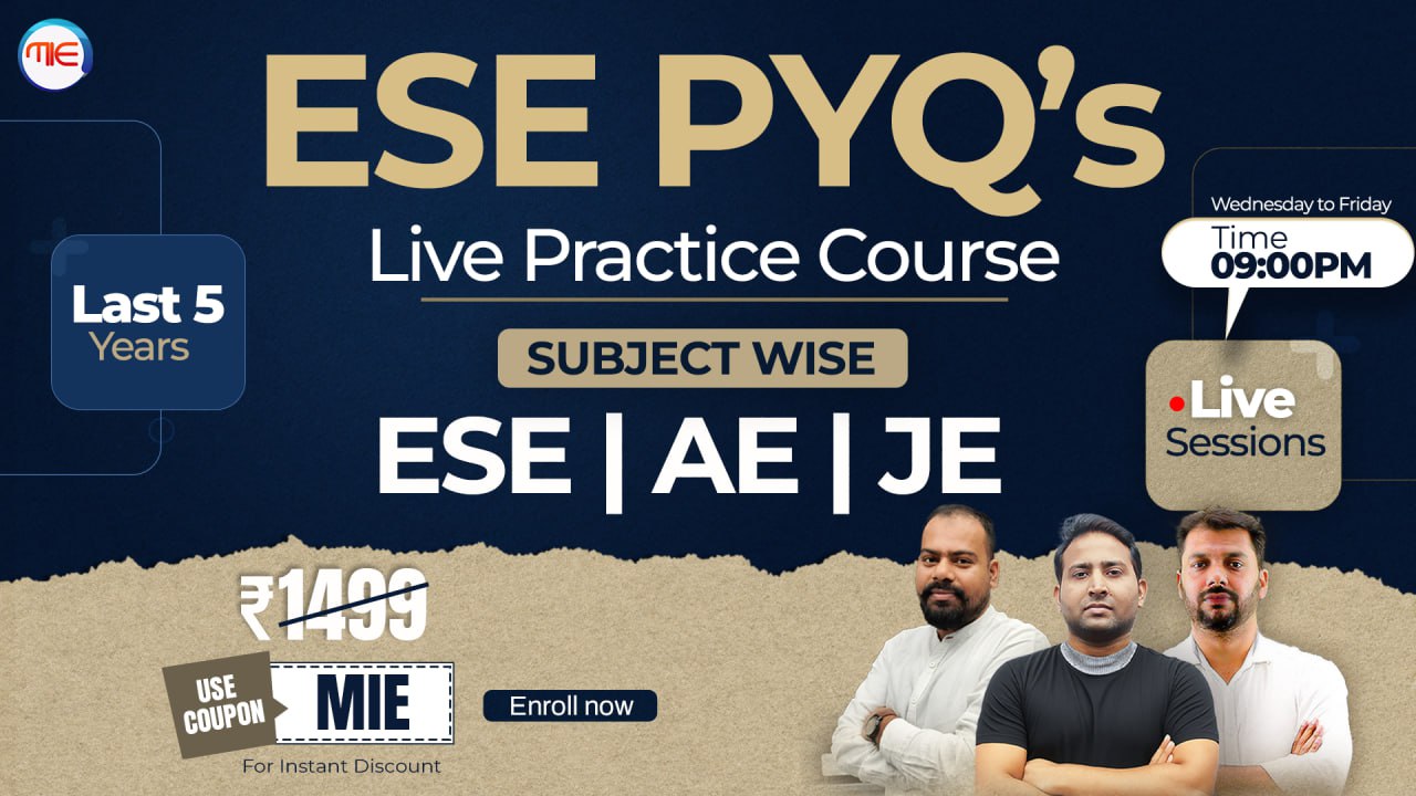 ESE PYQ Live Practice Course