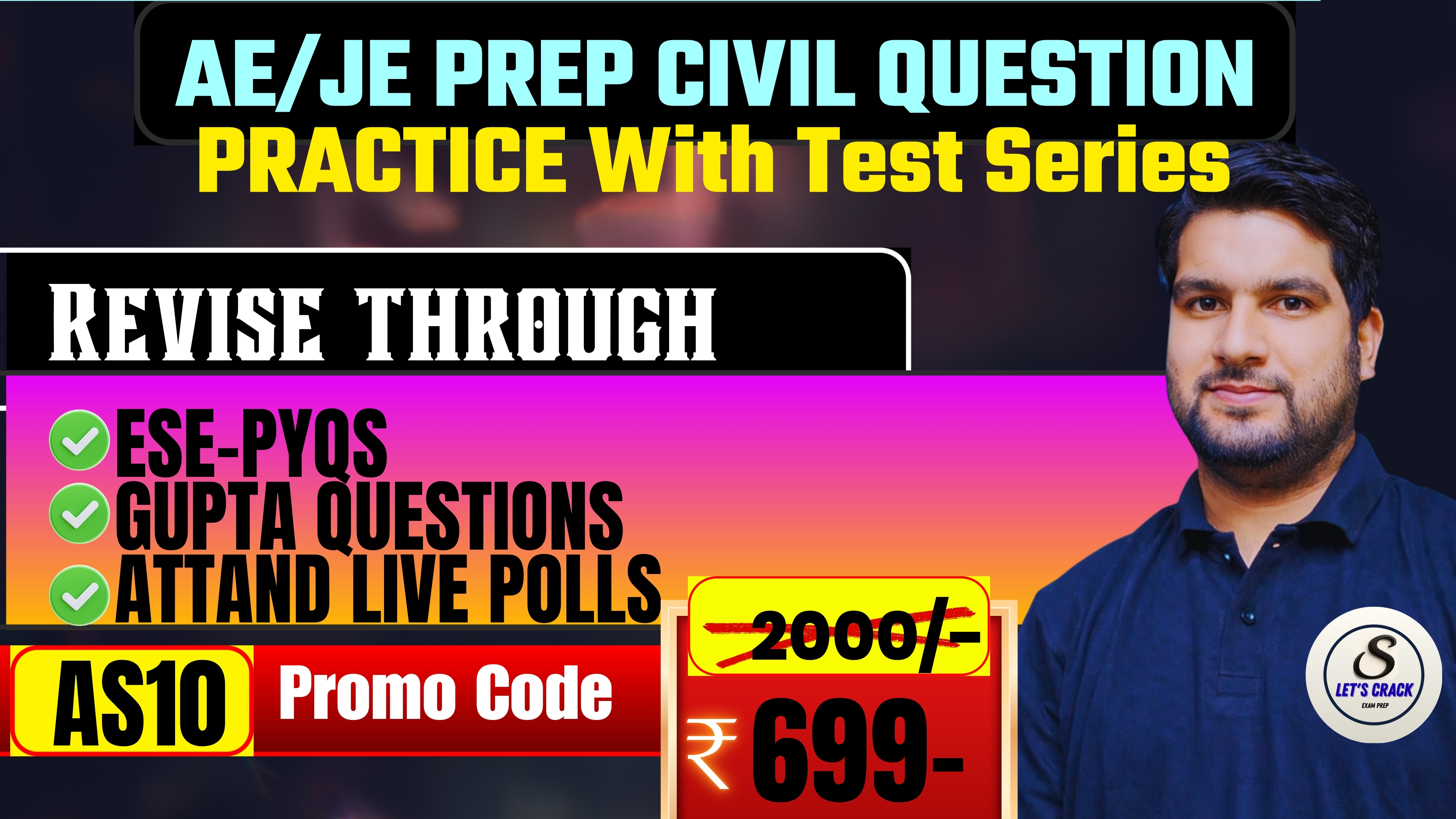 AE/JE PREP CIVIL  2026-Question Practice With Test Series