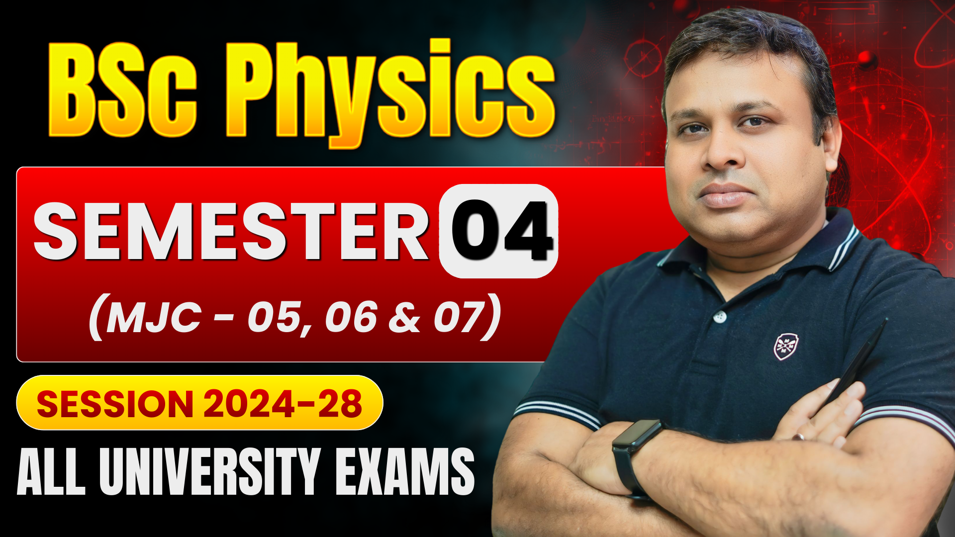 PHYSICS |Semester-4 | MJC-05,06,07 | 2024-28 | 