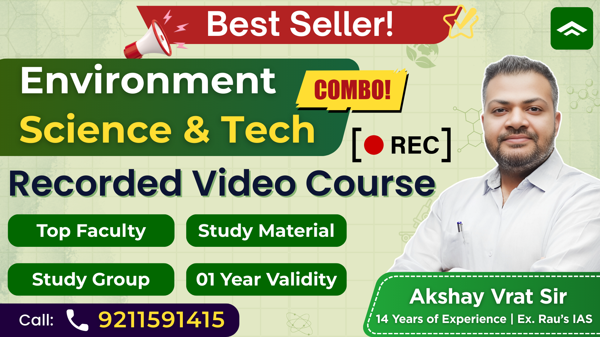 Environment and Science & Technology Recorded Video Course (For UPSC Prelims & Mains)