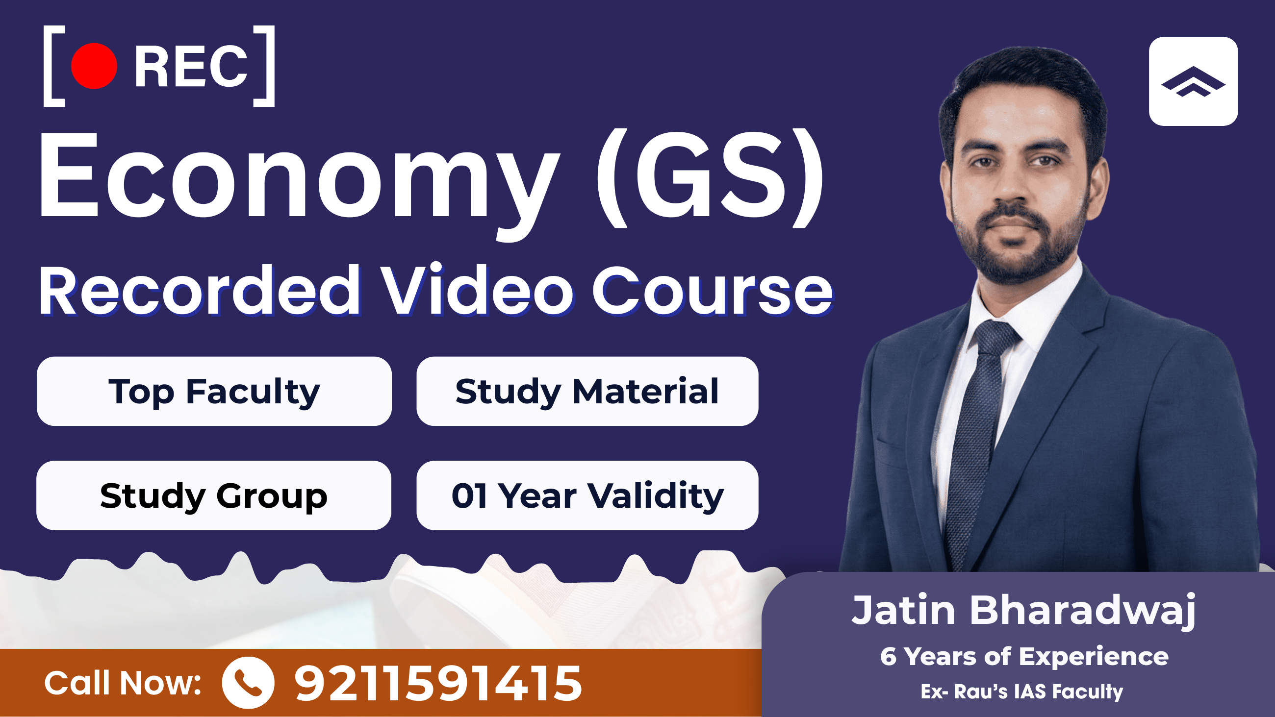 Economy (GS) Recorded Video Course (For UPSC CSE Mains Exam)