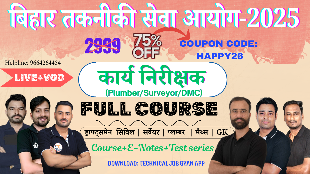 BTSC Work Inspector (Plumber/DMC/Surveyor) Course