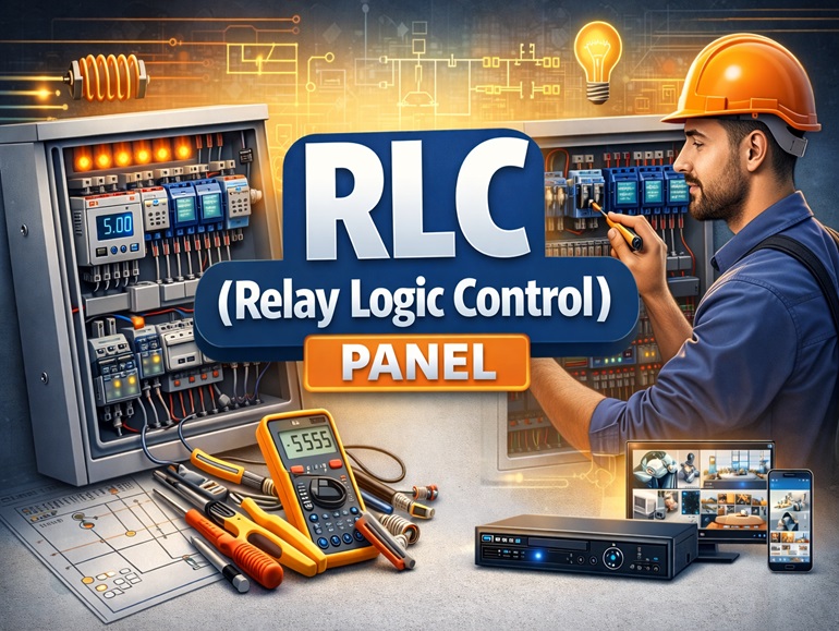 RLC Panel (Relay Logic Control) Electrical Industrial Automation