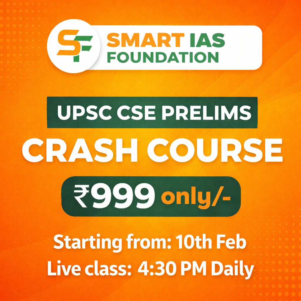 UPSC PRELIMS CRASH COURSE 2026
