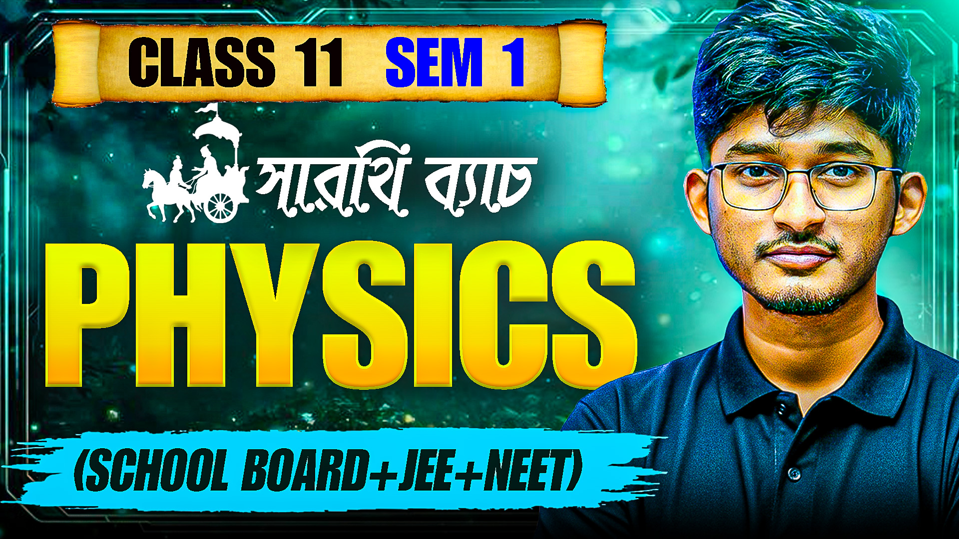 Class 11 (sem - 1) Physics (School Board + NEET + JEE)