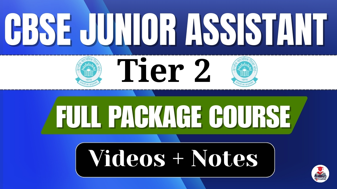 CBSE Junior Assistant Tier 2 Full Package