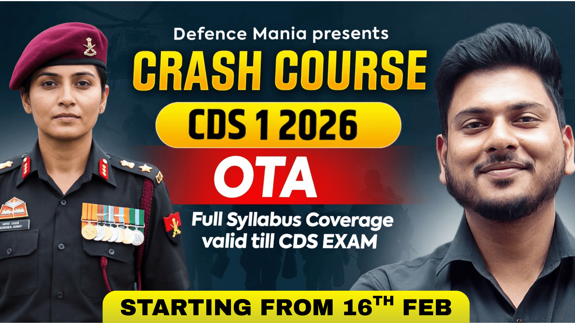 CDS 1 2026 Crash Course for OTA