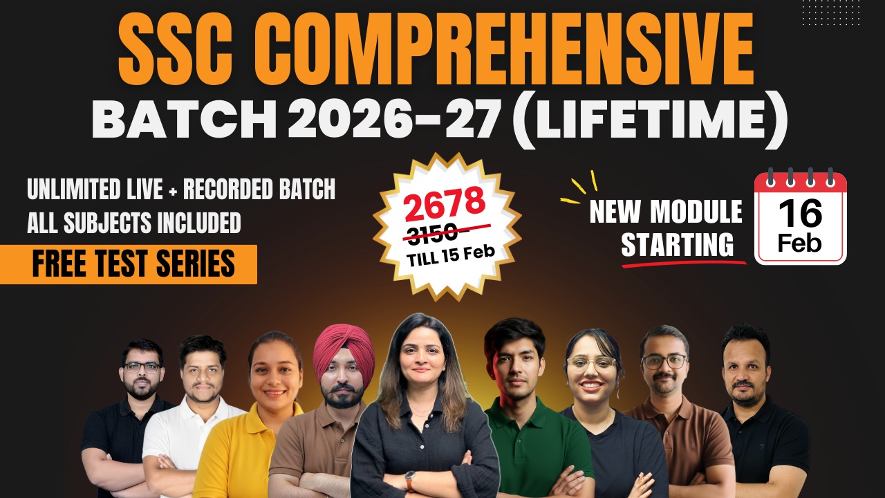 SSC Comprehensive Batch 2026-27 (LIFETIME)