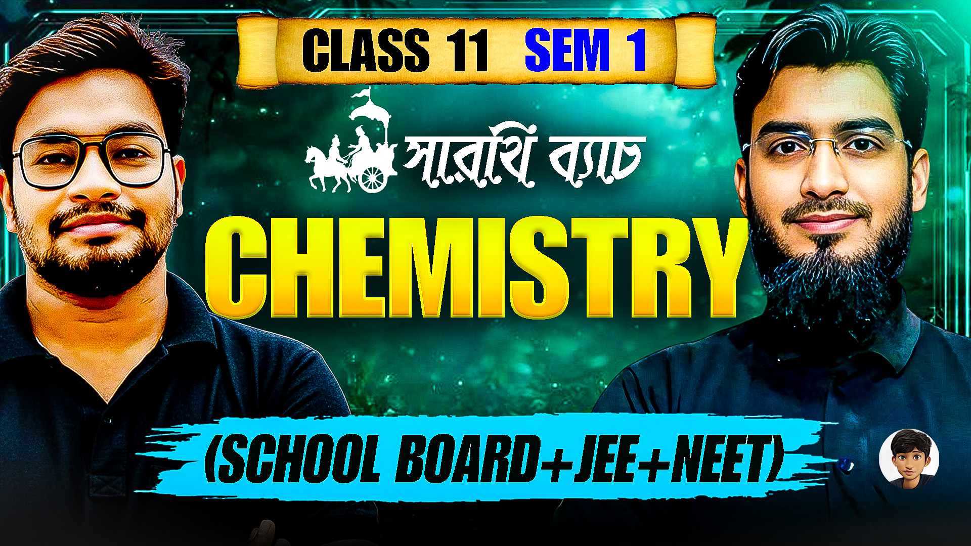 Class 11 (sem - 1) Chemistry (School Board + NEET + JEE)