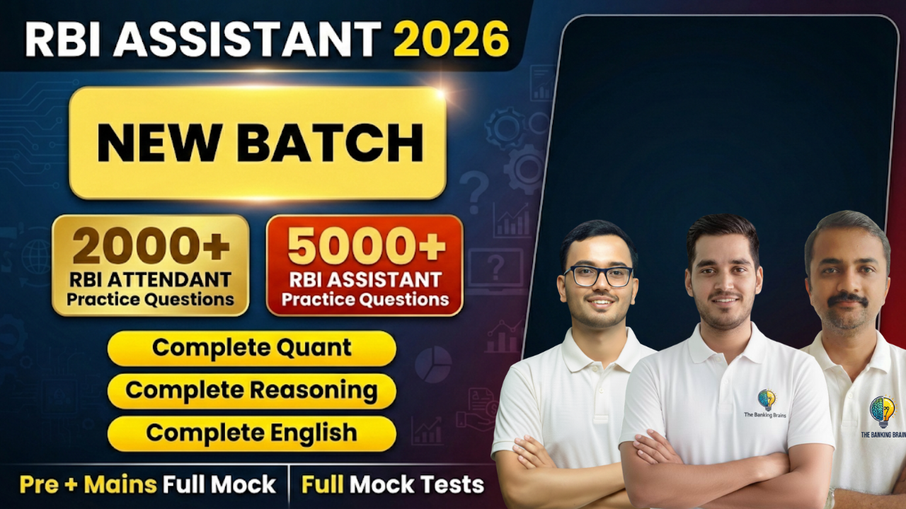 RBI ASSISTANT 2026 (Pre + Mains)