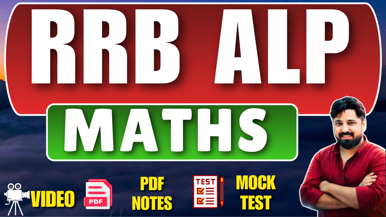  RRB ALP MATH BATCH 2025 BY AK SIR 
