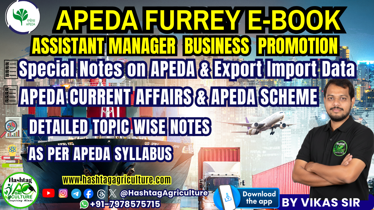 APEDA Assistant Manager Business Promotion FURREY E-NOTES