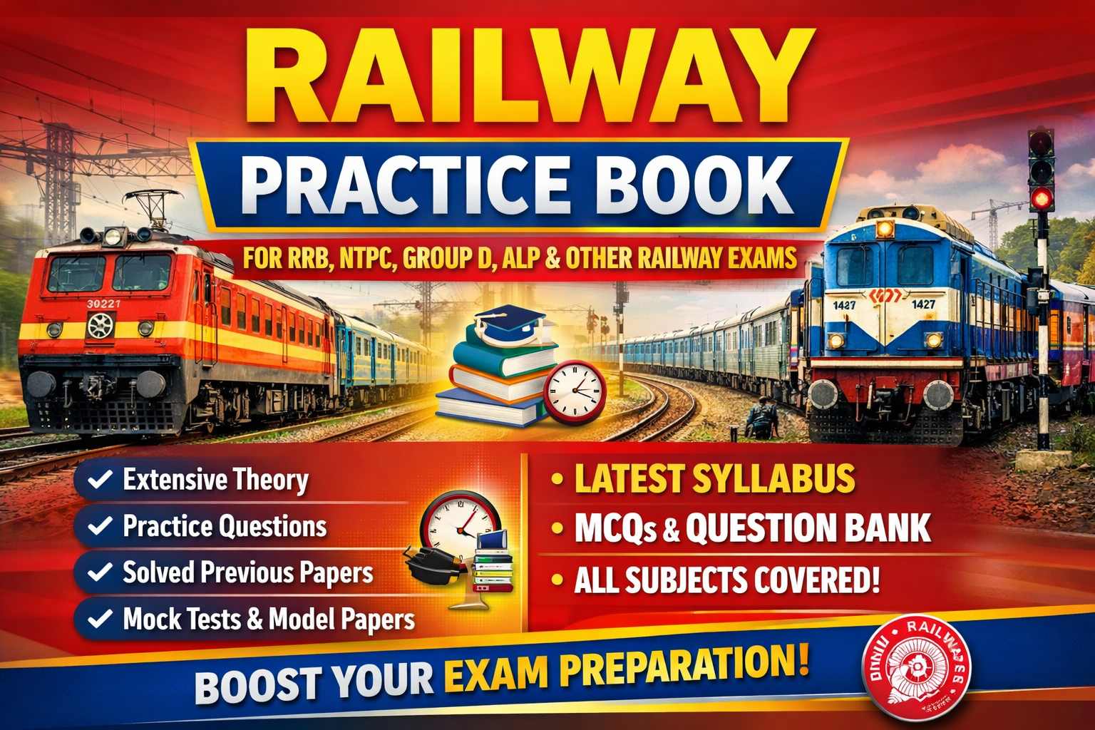  Railway Practice Book – सम्पूर्ण परीक्षा तैयारी के लिए 