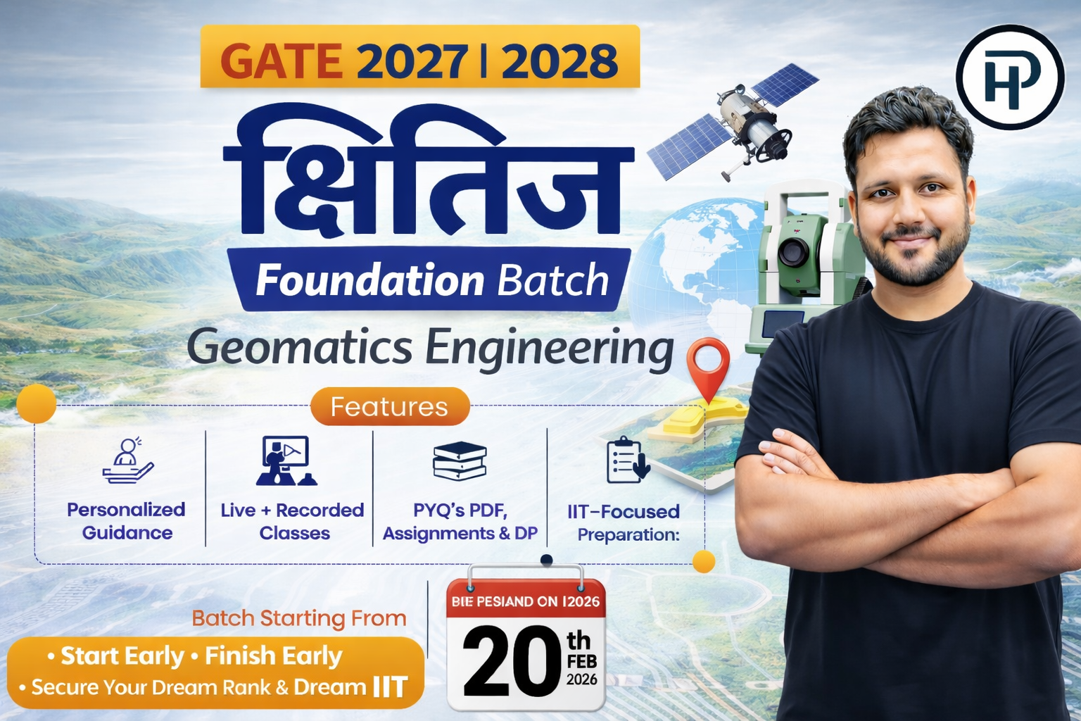 GATE 2027 Geomatics Engineering क्षितिज Batch