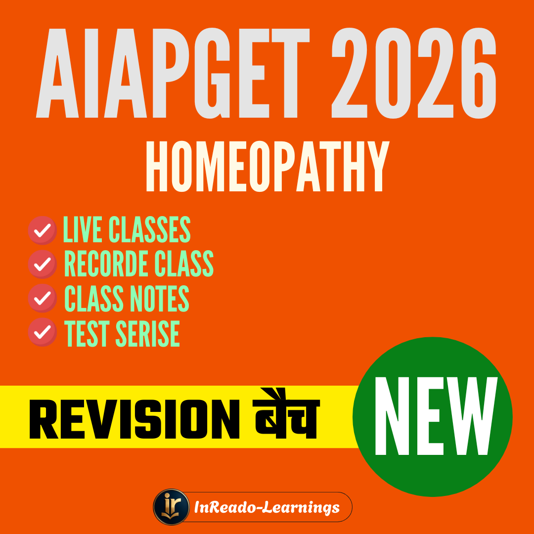 Revision Batch | AIAPGET Homeopathy PG Course 2026 Complete AIAPGET 2026 Exam Oriented Batch | Online Live + Video Classes by Rajesh Porwal Sir & Team