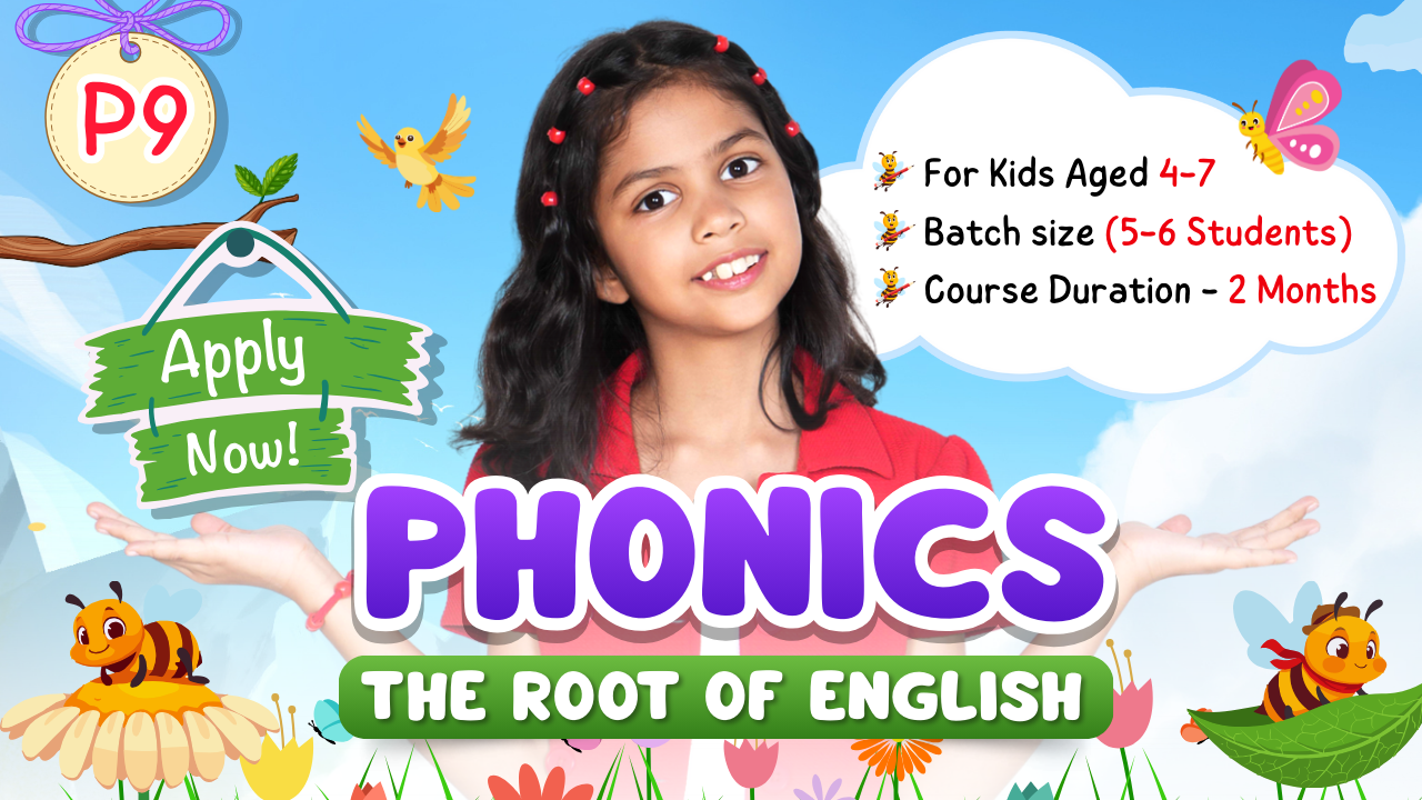  2-Month Phonetics Course on Zoom (P8 = 4-7 Year) 7:00 PM