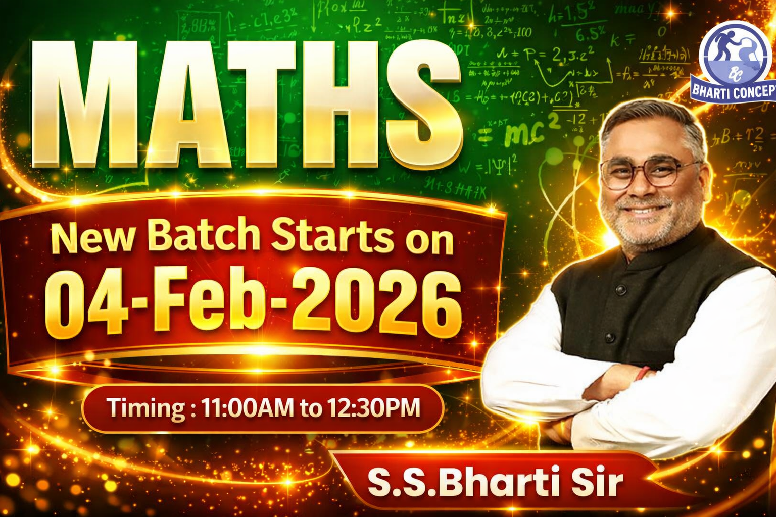 Mathematics Live Online Batch Starts on 04 February 2026