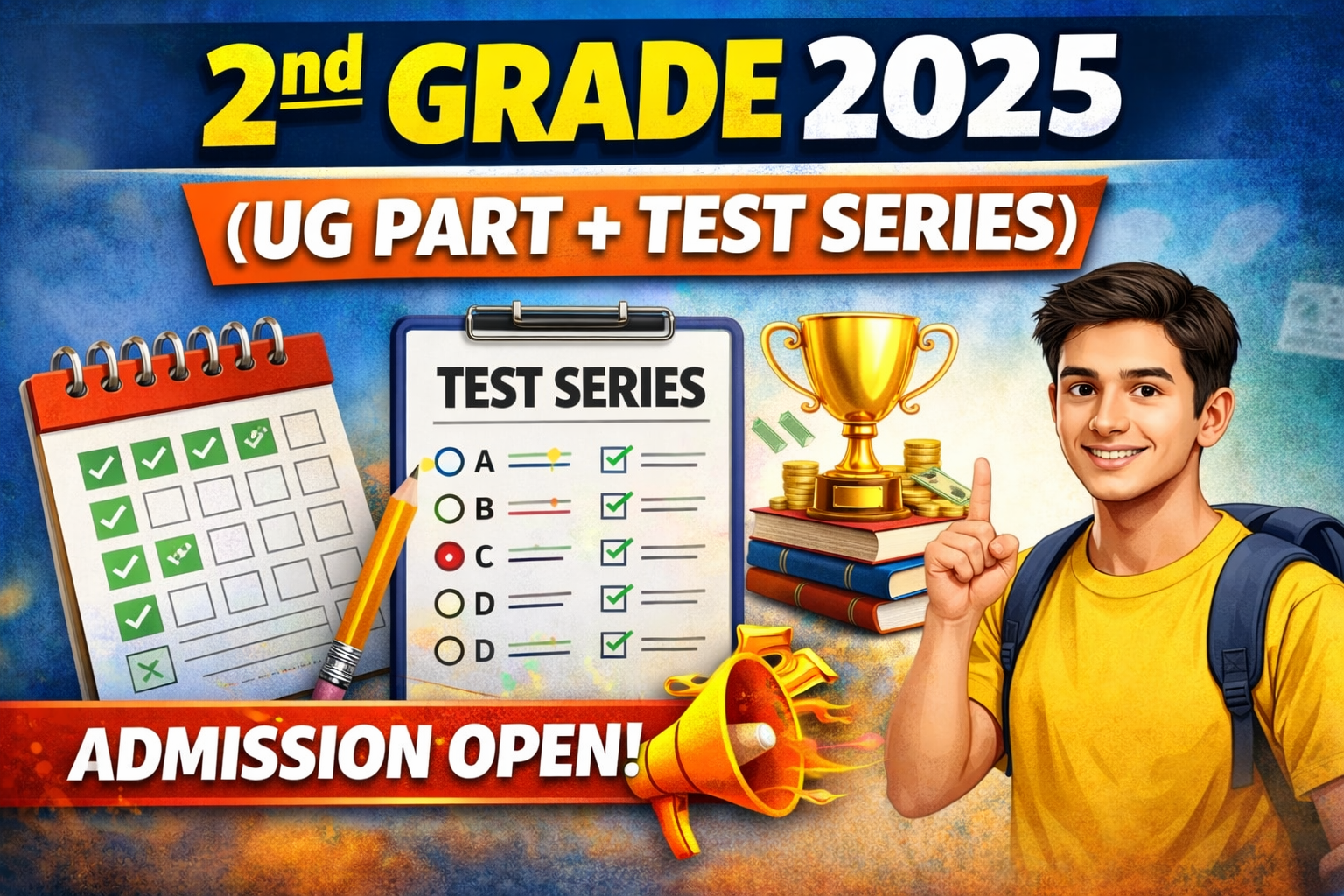 2nd Grade 2025 (UG PART + TEST SERIES)