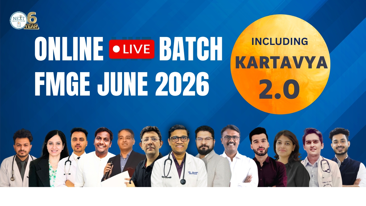 REGULAR ONLINE COURSE FMGE JULY.26