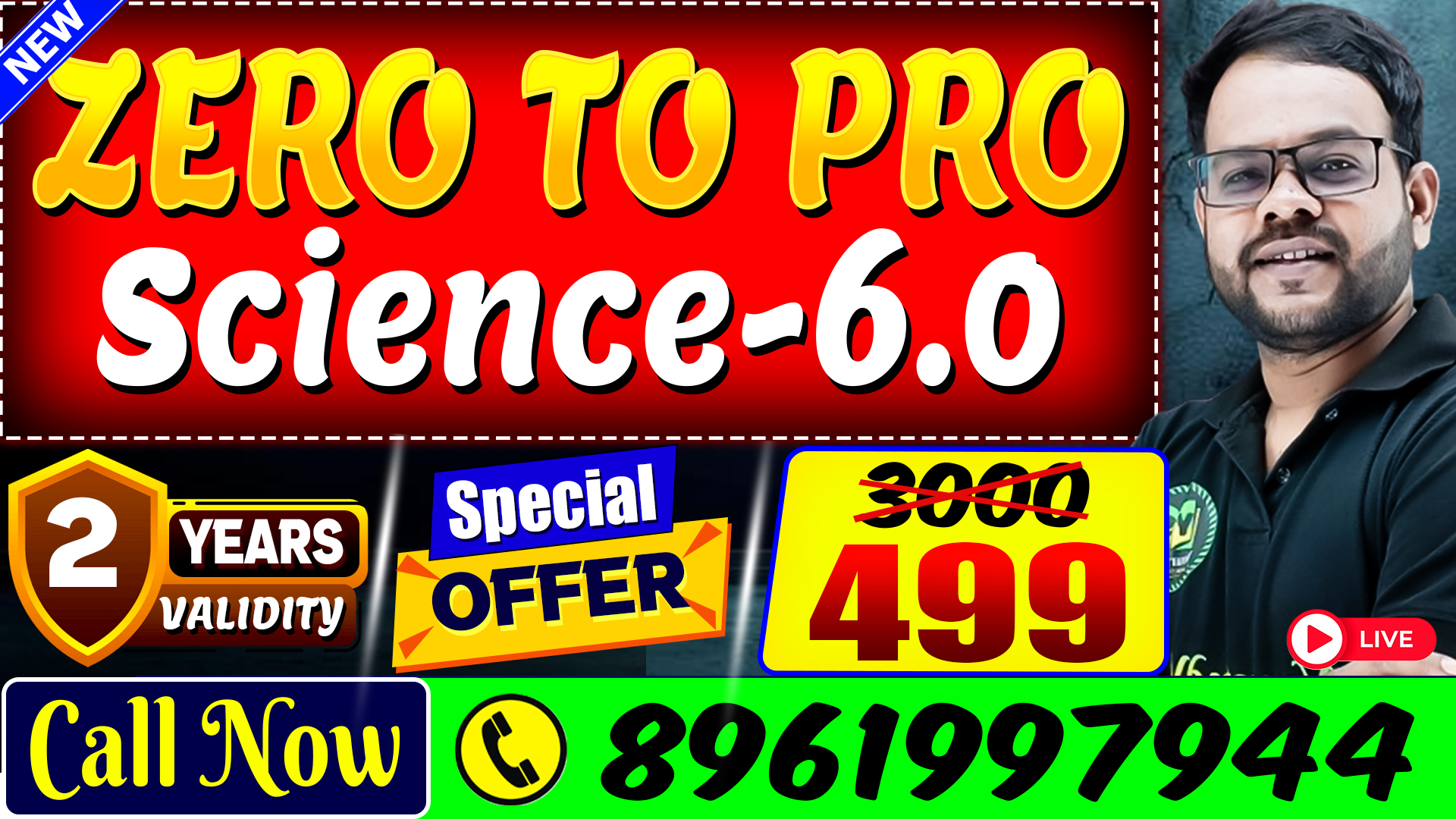 New General Science | ZERO TO PRO 6.0 Live Batch | Complete General Science for All Competitive Exams by Prosenjit Sir