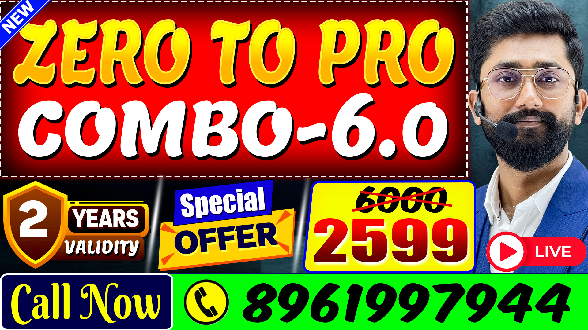 New LIVE Combo 6.0 (PRE + MAINS ) | Maths+English+Reasoning+GK/GS/GA | ZERO TO PRO Batch