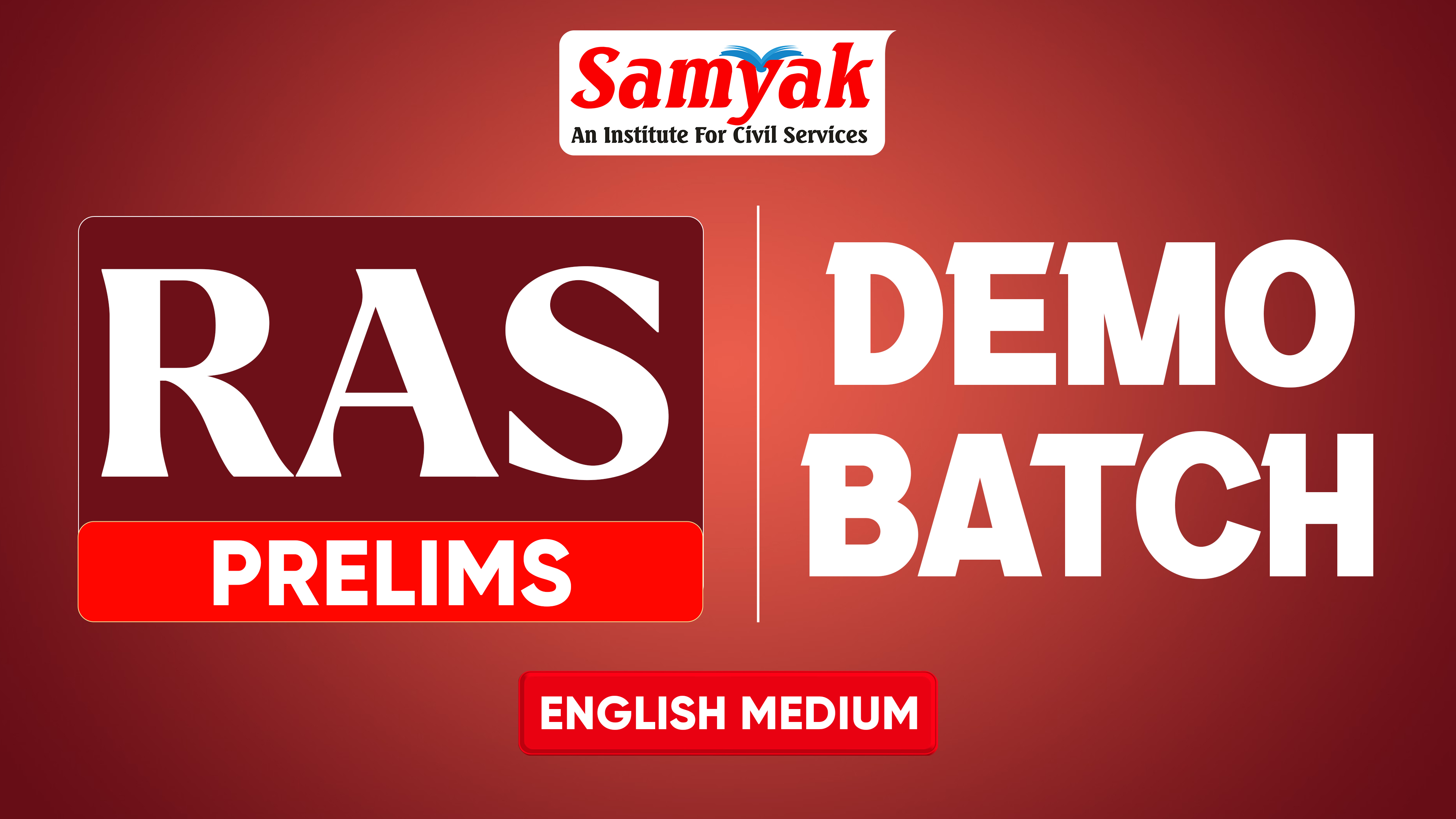 RAS PRE DEMO ENGLISH MEDIUM BATCH