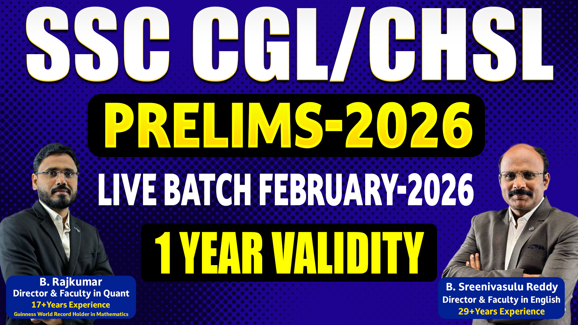 SSC CGL/CHSL LIVE BATCH FEBRUARY - 2026 (12 MONTHS VALIDITY)