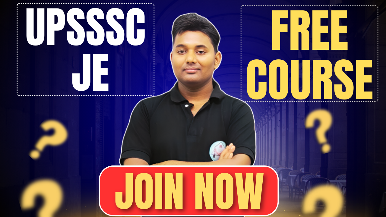 UPSSSC JE Free PDF Notes - 2026