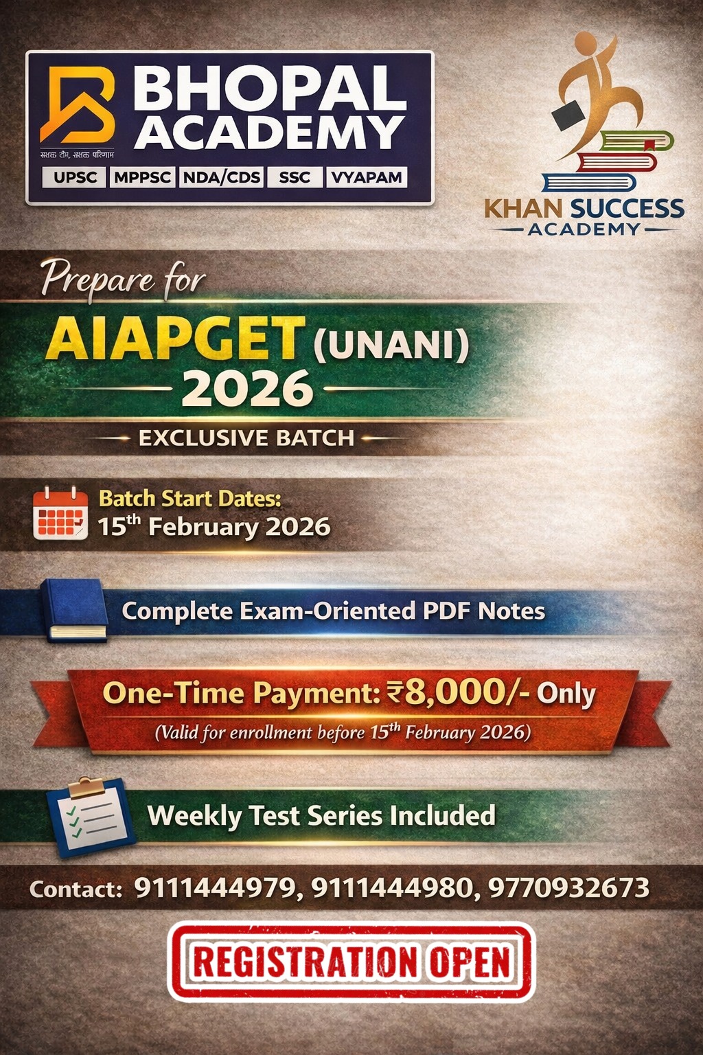 AIAPGET[ Unani ] 2026