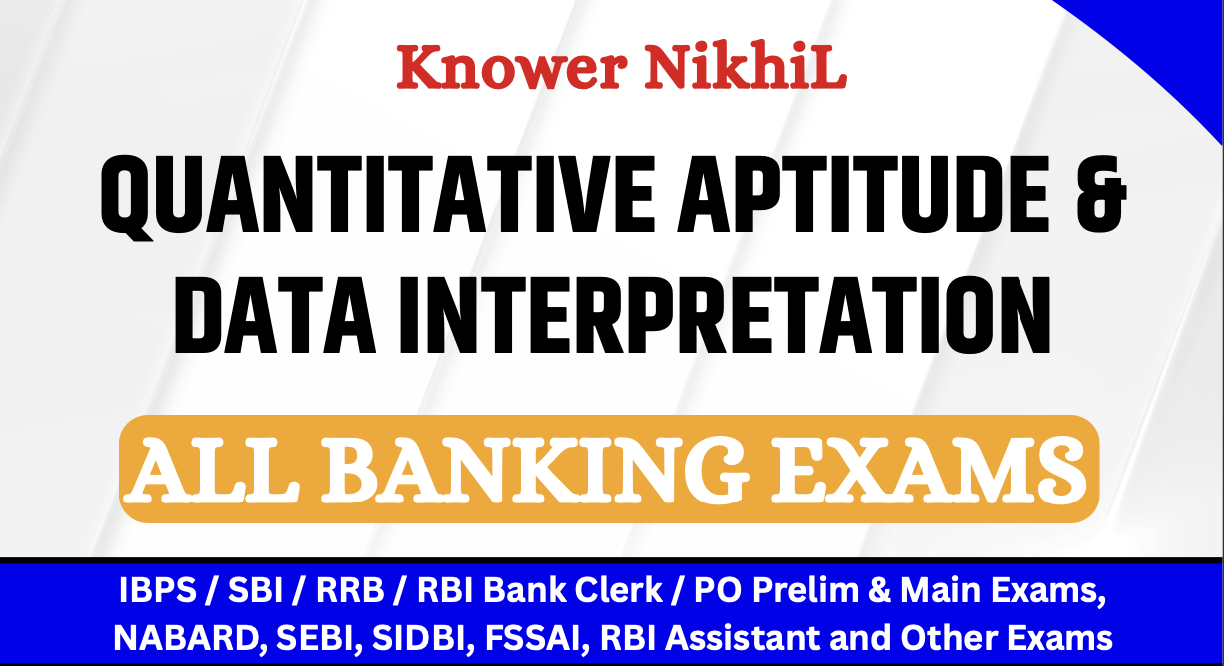 Quant Book ForAll Bank PO & Clerk Exam