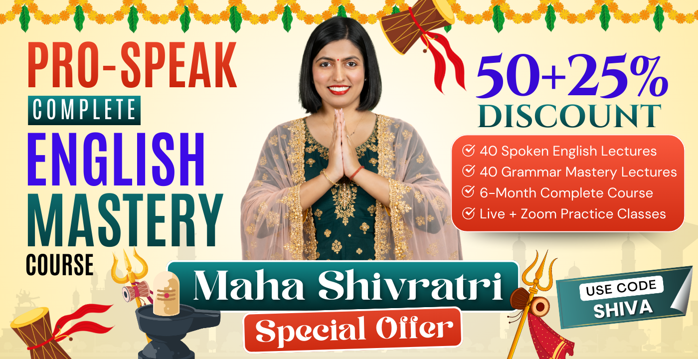 Pro-Speak Complete English Mastery Course (7 p.m. New Batch) 2026