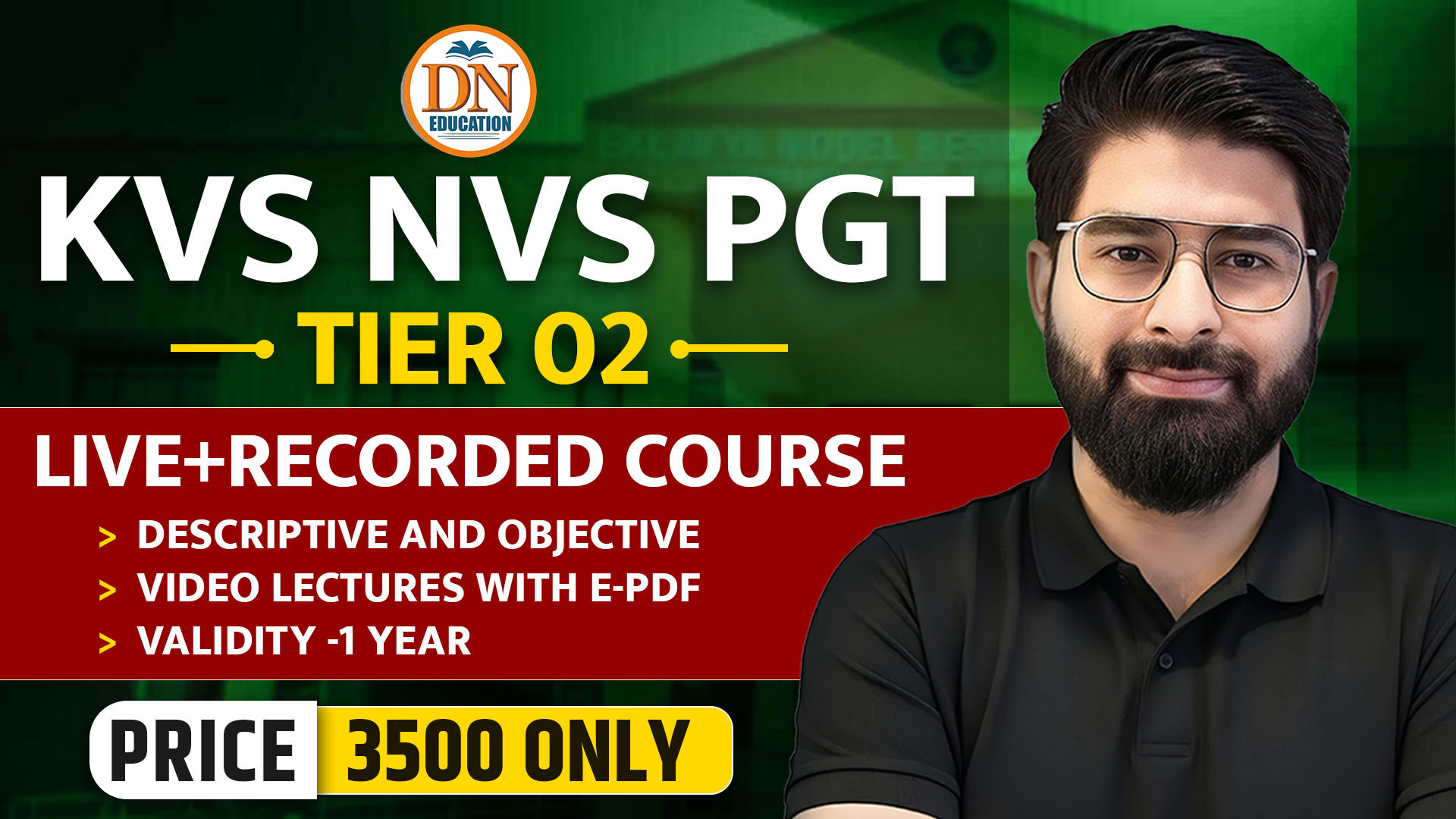 KVS/NVS PGT (ENGLISH) TIER-O2