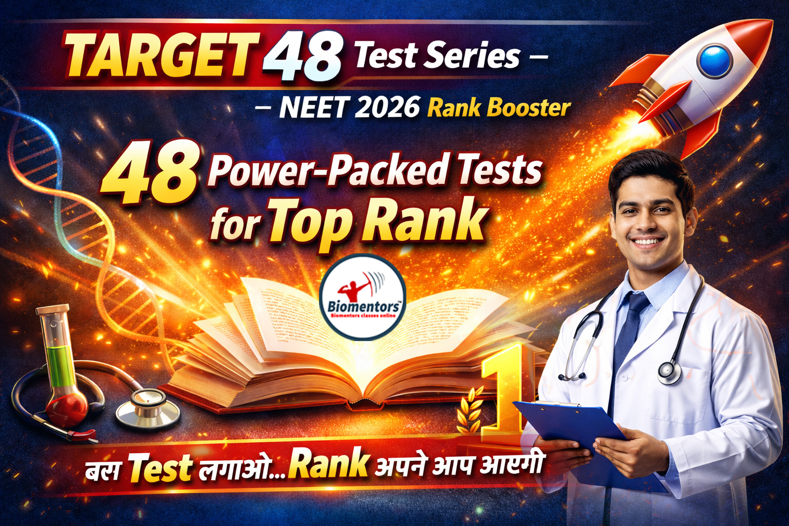 TARGET 48 Test Series – NEET 2026 Rank Booster Test Bundle