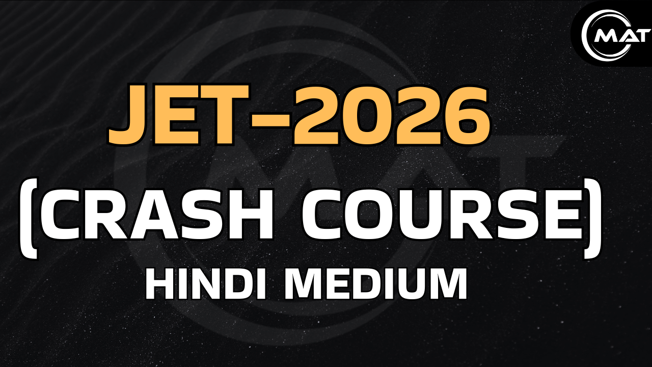 JET 2026 CRASH COURSE (HINDI MEDIUM)